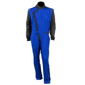 R07c04l Zamp Zr-40 2-layer Adult Racing Suit Sfi 3.2a/5 - Blue/black Large