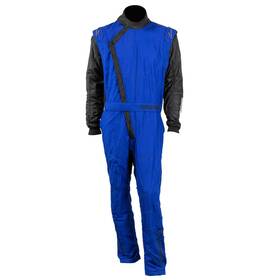 R07c04m Zamp Zr-40 2-layer Adult Racing Suit Sfi 3.2a/5 - Blue/black Medium