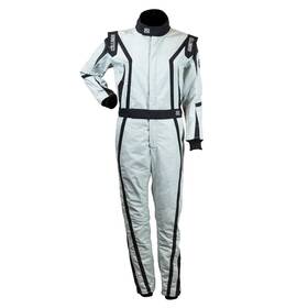 Fia8856-2018 Zamp R10015l - Suit Zr-52f Gray Large Sfi 3.2a/5
