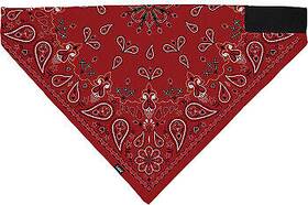 2504-0532 Zan Headgear Bl106 Sportflex Bandana Red One Size Fits Most Paisley