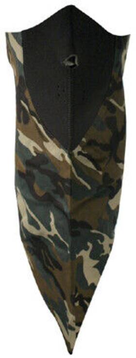 Wneo118 Zan Headgear Neodanna Woodland Camo Neoprene/cotton Face/neck Mask