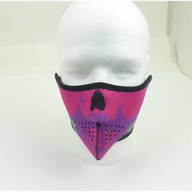 Wnfm164h Zan Neoprene Half Mask Pink Skull