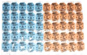 50ctvp Zdk Elite Trading Company Bundle Pack - 50 Of Wonder Wafer Car 1 Count Blue Brown