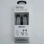 Scosche BT102 Rechargeable Bluetooth Wireless Earbuds Black Headphones Running. Fixed Price $15.00.