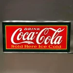 Slim Led Drink Coca-cola Sold Here Ice Cold Sign Coke Gameroom Basement. Fixed Price $199.99.