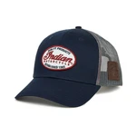 Indian Motorcycle Men's Script Patch Trucker Hat, Blue 2861678. Fixed Price $29.99.