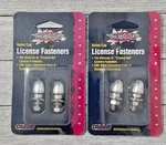 Cobbs Tricked Out Bullet Cap License Plate Fasteners Truck Car 2 Packs. Fixed Price $8.68.