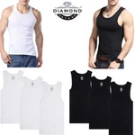 6-12 Pack Men's Tank Top 100% Cotton A-shirt Wife Beater Undershirts Size S-4XL. Fixed Price $24.99.