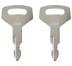 (2) Kobelco & Case Mini Excavator - Kawasaki Loader Ignition Keys K250. Fixed Price $10.79.