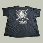 Mens 3XL Lethal Threat Motorgear Zombie Defense Shirt Double Sided Distressed. Fixed Price $18.99.