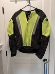 Joe Rocket Phoenix Series Mesh Motorcycle Jacket High Viz Size Medium With Armor. Fixed Price $55.00.