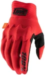100 Percent Cognito Red/black Full Finger Men's Small Gloves. Fixed Price $37.40.
