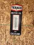 Texaco Motor Oil Gasoline Thermometer Metal Sign Open Road Brands Nwt. Fixed Price $17.95.