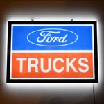 Ford Trucks Slim Light Business Sign 20 Inches Neon 7LEDFT. Fixed Price $199.99.