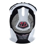 Troy Lee Designs Tld D3 Headliner Top With Cheek Pad Kit White Large Lg. Fixed Price $56.00.