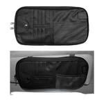 Car Sun Visor Organizer, Multi-purpose Storage Holder With Elastic Black. Fixed Price $8.25.