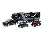 New Ray Toys 37046 Pickup Hauler W/polaris Vehicles (blue Rzr Red Ranger). Fixed Price $80.00.