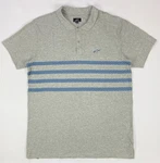 Men's Perpetual Checker Stripe Polo Shirt New Xxl. Fixed Price $21.99.