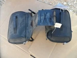 Nos River Road Medium Slant Textile Saddlebags Fits: Harley Davidson 109052. Fixed Price $129.99.