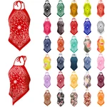Mixmatchy Sexy Paisley Bandana/ Tie Dye Halter Top Shirt- Made In Usa. Fixed Price $11.99.