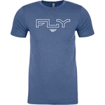 Fly Racing Edge Tee Cool Blue/heather Large 354-0310L. Fixed Price $37.60.