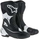 Alpinestars Smx Sport Motorcycle Boots Racing With Slider Black-white. Fixed Price $263.23.