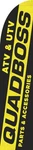 Quadboss Sail Flag Black 11'. Fixed Price $202.97.
