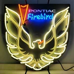 Pontiac Firebird Gold Neon Sign With Backing 5FBRDB. Fixed Price $469.99.