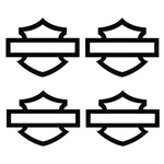 Harley Bar And Shield Decal Die Cut Vinyl Sticke Road Glide - Any Size Color. Fixed Price $9.99.