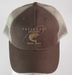 Vintage Cutthroat Leaders Baseball Cap - Brown With Tan Mesh. Fixed Price $24.95.