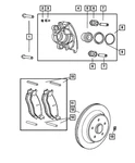 Genuine Mopar Brake Piston Boot 5093342AA. Fixed Price $5.64.