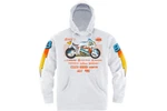New Icon Gixxer Johnny Hoodie, White, Xx-large, 3050-6894. Fixed Price $65.00.
