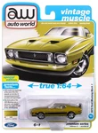 1973 Ford Mustang Mach Green Auto World Premium Series 1:64 Scale. Fixed Price $10.49.