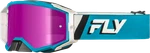 Fly Racing Zone Fits Elite Goggle Blue/white With Magenta Mirror Smoke Lens. Fixed Price $99.95.