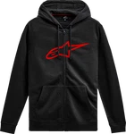 Alpinestars For Ageless V3 Zip Hoodie Black/red Large 1244-51490-1030-L. Fixed Price $74.95.