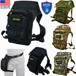 Waist Belt Fanny Pack Utility Holster Drop Leg Thigh Outdoor Pouch Bags Lot. Fixed Price $95.00.