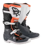 Alpinestars Tech 7S Youth Mx Boots - Black/gray/white/orange Fluo Size 5. Fixed Price $249.95.