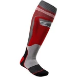 Alpinestars Mx Plus 1 Knee Length Socks Red/gray Adult Size Small/medium. Fixed Price $19.95.