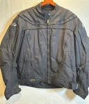Joe Rocket Xl Motorcycle Jacket Black Textile Armored Riding Street Bike Padded. Fixed Price $55.50.