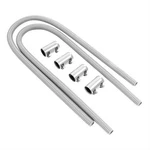 Summit Heater Hose Polished Steel Alum Ends 3/4" Dia 44" Length. Fixed Price $132.99.