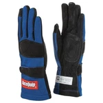 Racequip Gloves Double Layer Medium Blue Sfi- 355023RQP. Fixed Price $94.20.