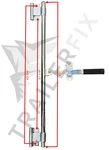 45" Cargo Side Door Latch Cambar Enclosed Trailer Zinc Plated Steel. Fixed Price $53.95.