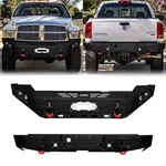 Vijay For 2002-2005 Dodge Ram 1500 Steel Front Bumper With Winch Plate&led Light. Fixed Price $649.99.