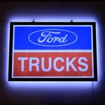 Slim - Ford Trucks Sign By Neonetics 7LEDFT. Fixed Price $189.99.