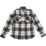 Fasthouse Folsom Flannel Jacket, Black/white/tan. Fixed Price $84.00.