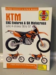 Haynes Service&repair Manual '00-07 Ktm Exc Enduros Sx Motorcross Sohc (M4629). Fixed Price $45.00.