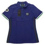 Genuine Porsche Martini Racing Collection Women's Blue Polo WAP-921-00M-0L-MRH. Fixed Price $77.75.