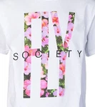 Fly Society Hibiscus Paradise Tee Shirt Crewneck White 100% Cotton Lightweight. Fixed Price $15.00.