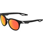 100% Campo Sunglasses, Soft Tact Crystal Black Frame, Hiper Red Multilayer Mirro. Fixed Price $119.00.