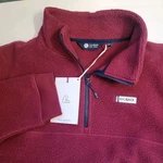 Rhoback Summit Fleece Pullover 3XL Men 1/4 Zip High Pile Burgundy New. Fixed Price $110.00.